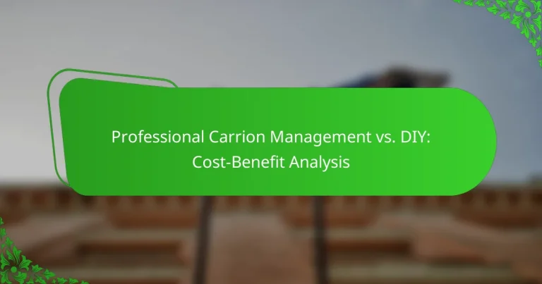 Professional Carrion Management vs. DIY: Cost-Benefit Analysis